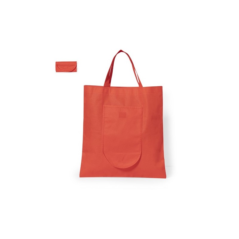 Sac Pliable Personnalisé Éco-responsable - Idéal pour vos Courses Konsum Matières : polypropylène (PP) Couleurs : rouge accessoi