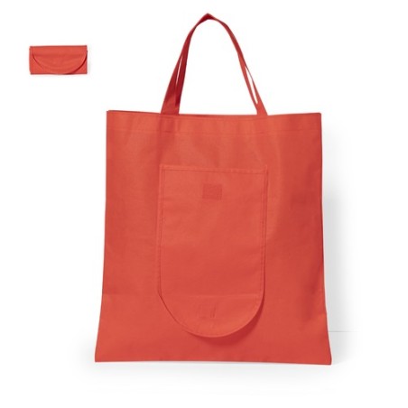 Sac Pliable Personnalisé Éco-responsable - Idéal pour vos Courses Konsum Matières : polypropylène (PP) Couleurs : rouge accessoi