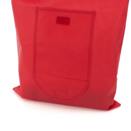 Sac Pliable Personnalisé Éco-responsable - Idéal pour vos Courses Konsum Matières : polypropylène (PP) Couleurs : rouge cadeau e