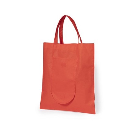 Sac Pliable Personnalisé Éco-responsable - Idéal pour vos Courses Konsum Matières : polypropylène (PP) Couleurs : rouge goodies 