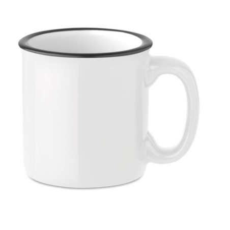 Mug céramique personnalisé 240ml - TWEENIES SUBLIM Matières : grès Couleurs : noir