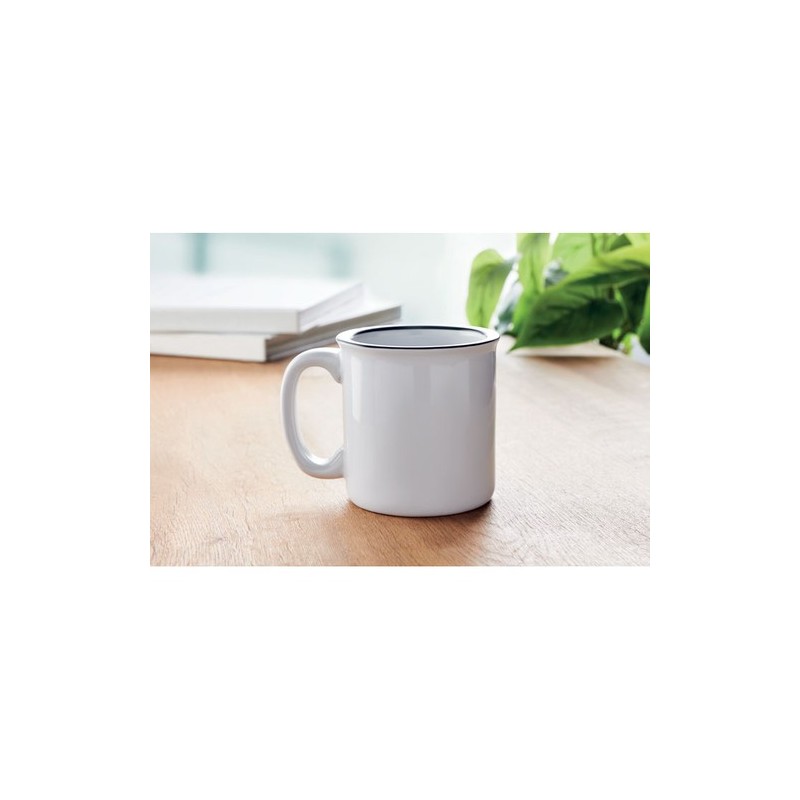Mug céramique personnalisé 240ml - TWEENIES SUBLIM Matières : grès Couleurs : noir personnalisable avec votre logo