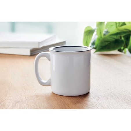 Mug céramique personnalisé 240ml - TWEENIES SUBLIM Matières : grès Couleurs : noir personnalisable avec votre logo