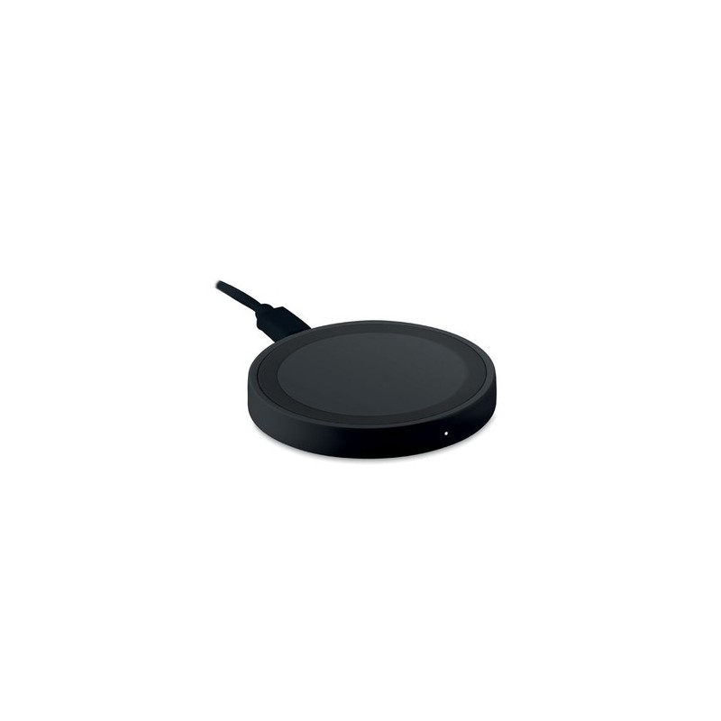 Chargeur sans fil rond pratique et efficace - WIRELESS PLATO Matières : ABS Couleurs : noir