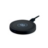 Chargeur sans fil rond pratique et efficace - WIRELESS PLATO Matières : ABS Couleurs : noir cadeau collaborateur premium