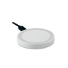 Chargeur sans fil rond pratique et efficace - WIRELESS PLATO Matières : ABS Couleurs : blanc personnalisable avec votre logo