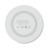 Chargeur sans fil rond pratique et efficace - WIRELESS PLATO Matières : ABS Couleurs : blanc goodies publicitaire événementiel