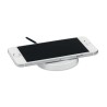 Chargeur sans fil rond pratique et efficace - WIRELESS PLATO Matières : ABS Couleurs : blanc marquage laser ultra précis
