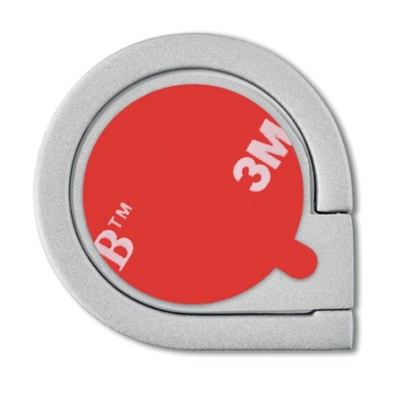 Anneau de support téléphone pratique - DROP RING Matières : métal Couleurs : argenté personnalisable avec votre logo