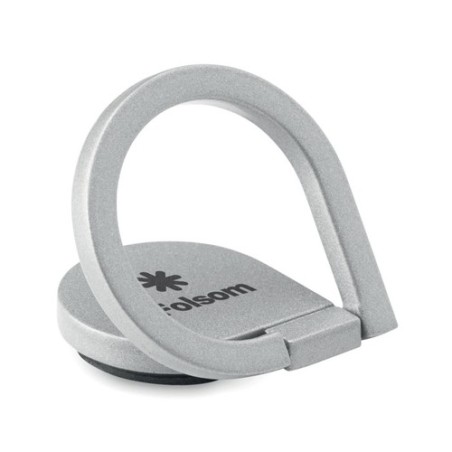 Anneau de support téléphone pratique - DROP RING Matières : métal Couleurs : argenté goodies publicitaire événementiel