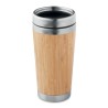 Gourde double paroi personnalisée en bambou - RODEODRIVE+ Matières : acier inoxydable Couleurs : bois