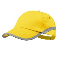 Casquette personnalisée de sécurité pas cher Tarea Matières : coton Couleurs : jaune