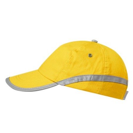Casquette personnalisée de sécurité pas cher Tarea Matières : coton Couleurs : jaune impression logo haute qualité