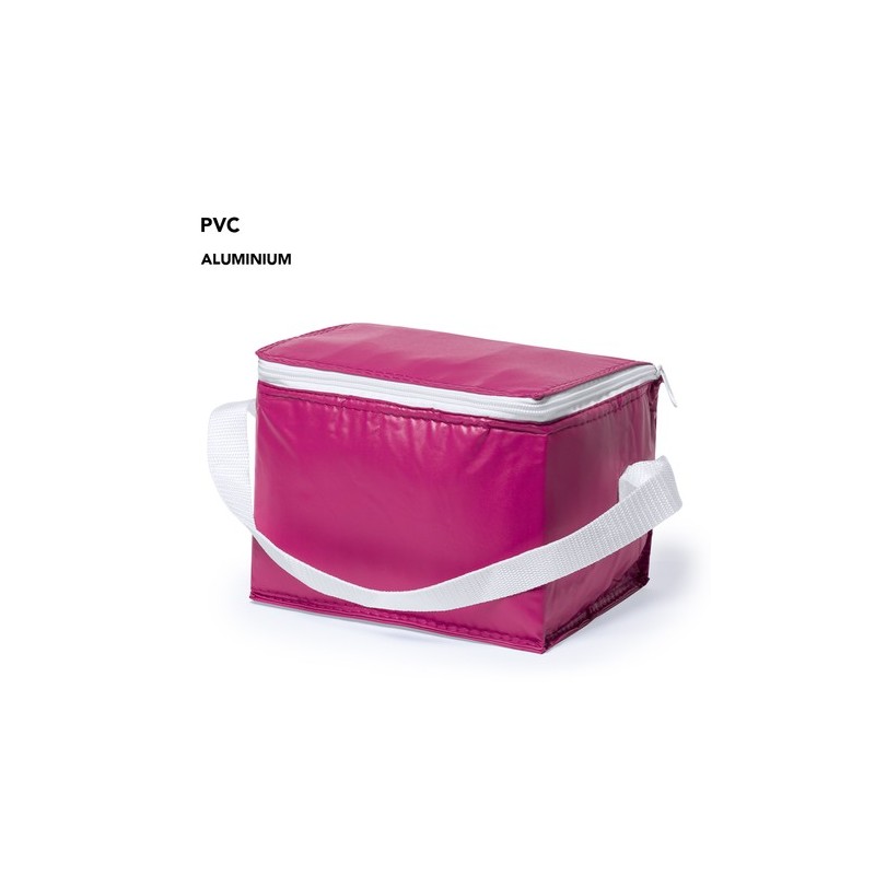 Glacière Pratique Personnalisée Coolcan Matières : aluminium Couleurs : fuchsia cadeau client original