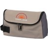 Trousse de toilette  en polyester pas cher Niklas Matières : polyester Couleurs : taupe marquage laser ultra précis