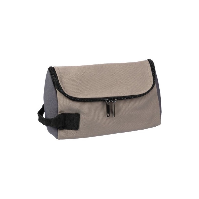 Trousse de toilette  en polyester pas cher Niklas Matières : polyester Couleurs : taupe livraison express 24h 48h