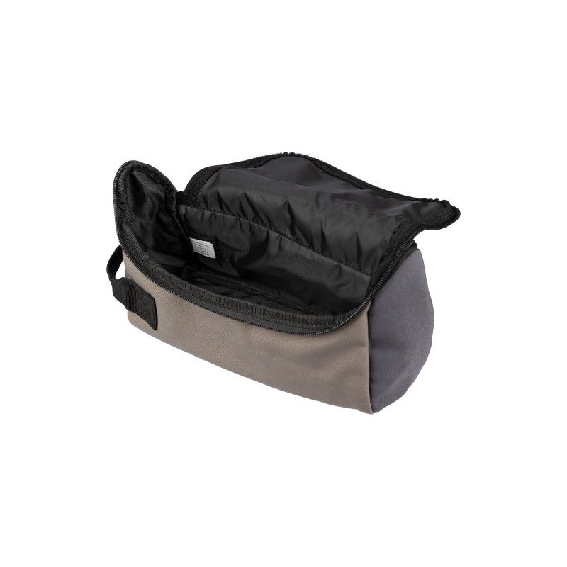 Trousse de toilette  en polyester pas cher Niklas Matières : polyester Couleurs : taupe objet promotionnel éco-responsable