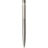 Stylo bille twist  en acier inoxydable recyclé Hannelore Matières : métal Couleurs : argenté