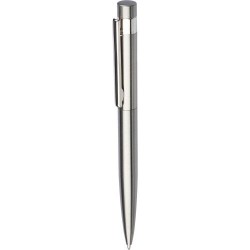 Stylo bille twist  en acier inoxydable recyclé Hannelore Matières : métal Couleurs : argenté 2