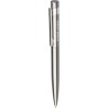 Stylo bille twist  en acier inoxydable recyclé Hannelore Matières : métal Couleurs : argenté marquage laser ultra précis