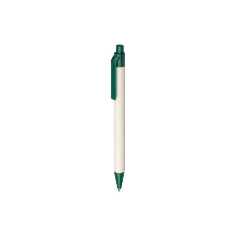 Stylo bille  en brique de lait recyclée - Heike Matières : papier Couleurs : blanc livraison express 24h 48h