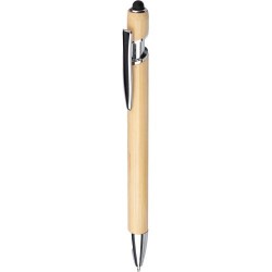 Stylo bille  en bambou pas cher Manuela Matières : bambou Couleurs : brun