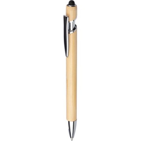 Stylo bille  en bambou pas cher Manuela Matières : bambou Couleurs : brun