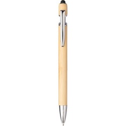 Stylo bille  en bambou pas cher Manuela Matières : bambou Couleurs : brun cadeau entreprise pas cher