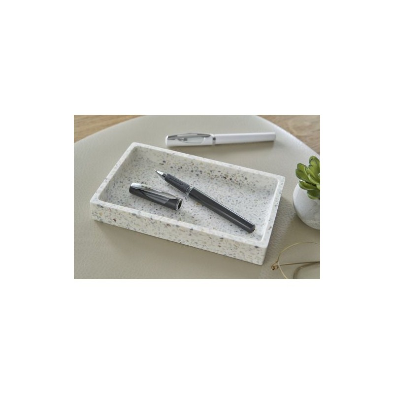 Stylo gel  en ABS personnalisé pas cher - Karin Matières : fer Couleurs : rouge objet promo petit budget