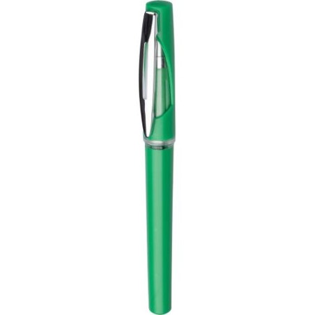 Stylo gel  en ABS personnalisé pas cher - Karin Matières : fer Couleurs : rouge goodies publicitaire durable