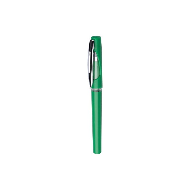 Stylo gel  en ABS personnalisé pas cher - Karin Matières : fer Couleurs : rouge cadeau client original