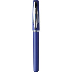 Stylo gel  en ABS personnalisé pas cher - Karin Matières : fer Couleurs : bleu cobalt goodies publicitaire événementiel