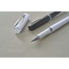 Stylo gel  en ABS personnalisé pas cher - Karin Matières : fer Couleurs : bleu cobalt livraison express 24h 48h