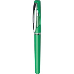 Stylo gel  en ABS personnalisé pas cher - Karin Matières : fer Couleurs : vert marquage couleur éclatante