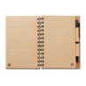 Carnet et stylo s en bambou - BAMBLOC Matières : papier Couleurs : bois cadeau entreprise pas cher