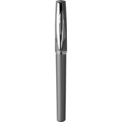 Stylo gel  en ABS personnalisé pas cher - Karin Matières : fer Couleurs : gris marquage laser ultra précis