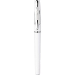 Stylo gel  en ABS personnalisé pas cher - Karin Matières : fer Couleurs : blanc personnalisable avec votre logo