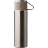 Set personnalisé de deux tasses isothermes et d'une bouteille Herbert pas cher Matières : bambou Couleurs : argenté