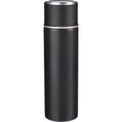 Set personnalisé de deux tasses isothermes et d'une bouteille Herbert pas cher Matières : bambou Couleurs : noir impression haut