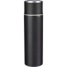 Set personnalisé de deux tasses isothermes et d'une bouteille Herbert pas cher Matières : bambou Couleurs : noir impression haut