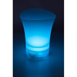 Seau à glaçons personnalisé en ABS avec enceinte - Annabel Matières : fer Couleurs : blanc livraison express 24h 48h