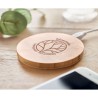 Chargeur sans fil  en bambou - RUNDO Matières : bambou Couleurs : bois personnalisation rapide en France