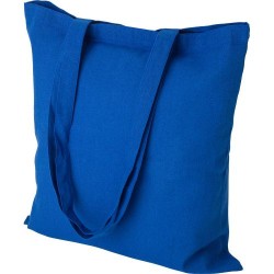 Sac shopping  en coton recyclé 120g/m² - Cassiopeia Matières : coton Couleurs : bleu impression logo haute qualité