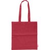 Sac shopping  en coton recyclé 120g/m² - Cassiopeia Matières : coton Couleurs : rouge cadeau entreprise pas cher