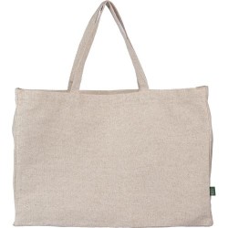 Sac shopping personnalisé en chanvre pas cher - Ludwig Matières : polyester Couleurs : kaki