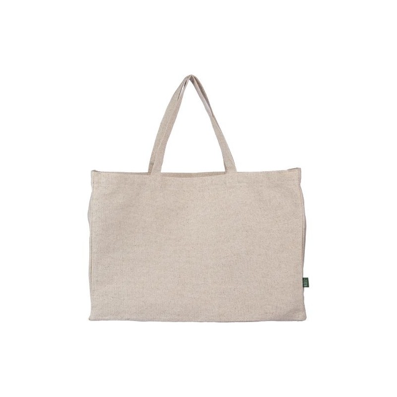 Sac shopping personnalisé en chanvre pas cher - Ludwig Matières : polyester Couleurs : kaki