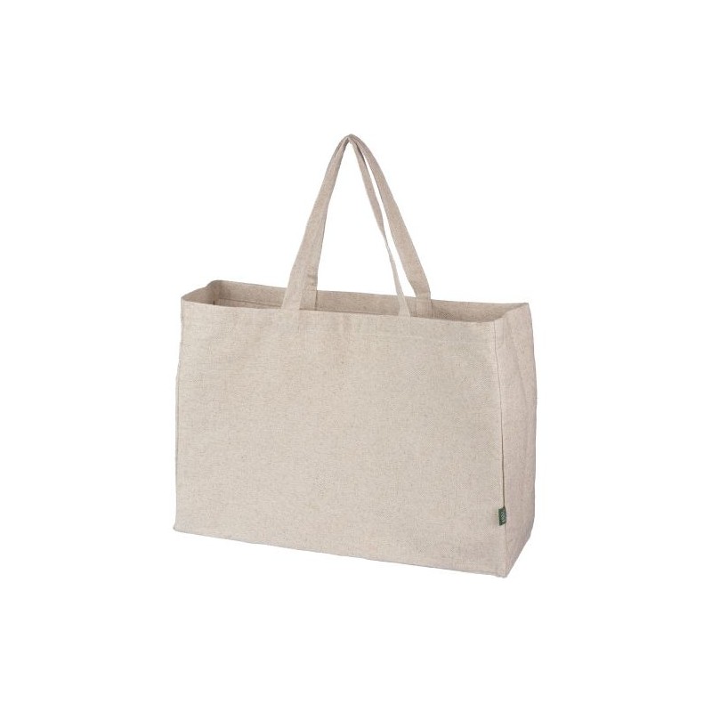 Sac shopping personnalisé en chanvre pas cher - Ludwig Matières : polyester Couleurs : kaki personnalisable avec votre logo