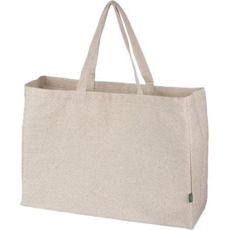 Sac shopping personnalisé en chanvre pas cher - Ludwig Matières : polyester Couleurs : kaki personnalisable avec votre logo
