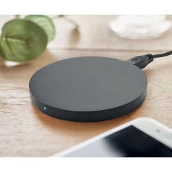 Chargeur sans fil  en bambou - RUNDO livraison express 24h 48h