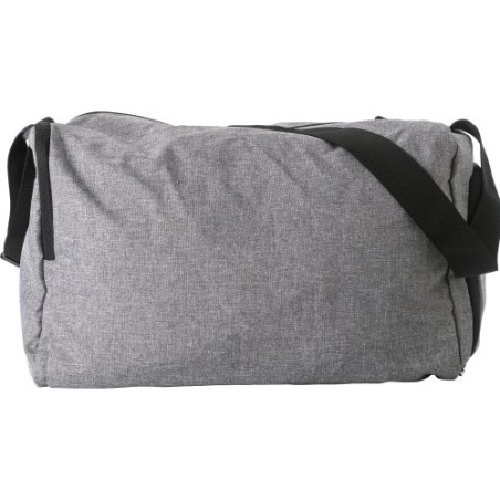 Sac de sport pliable personnalisé en polyester 300D - Corwin Matières : nylon Couleurs : gris personnalisable avec votre logo